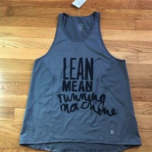 NWT SWEATY BETTY Pacesetter Run Vest in Gray Sz S